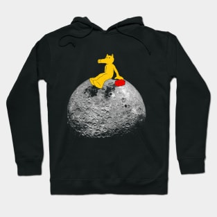 chill and relax moon Hoodie